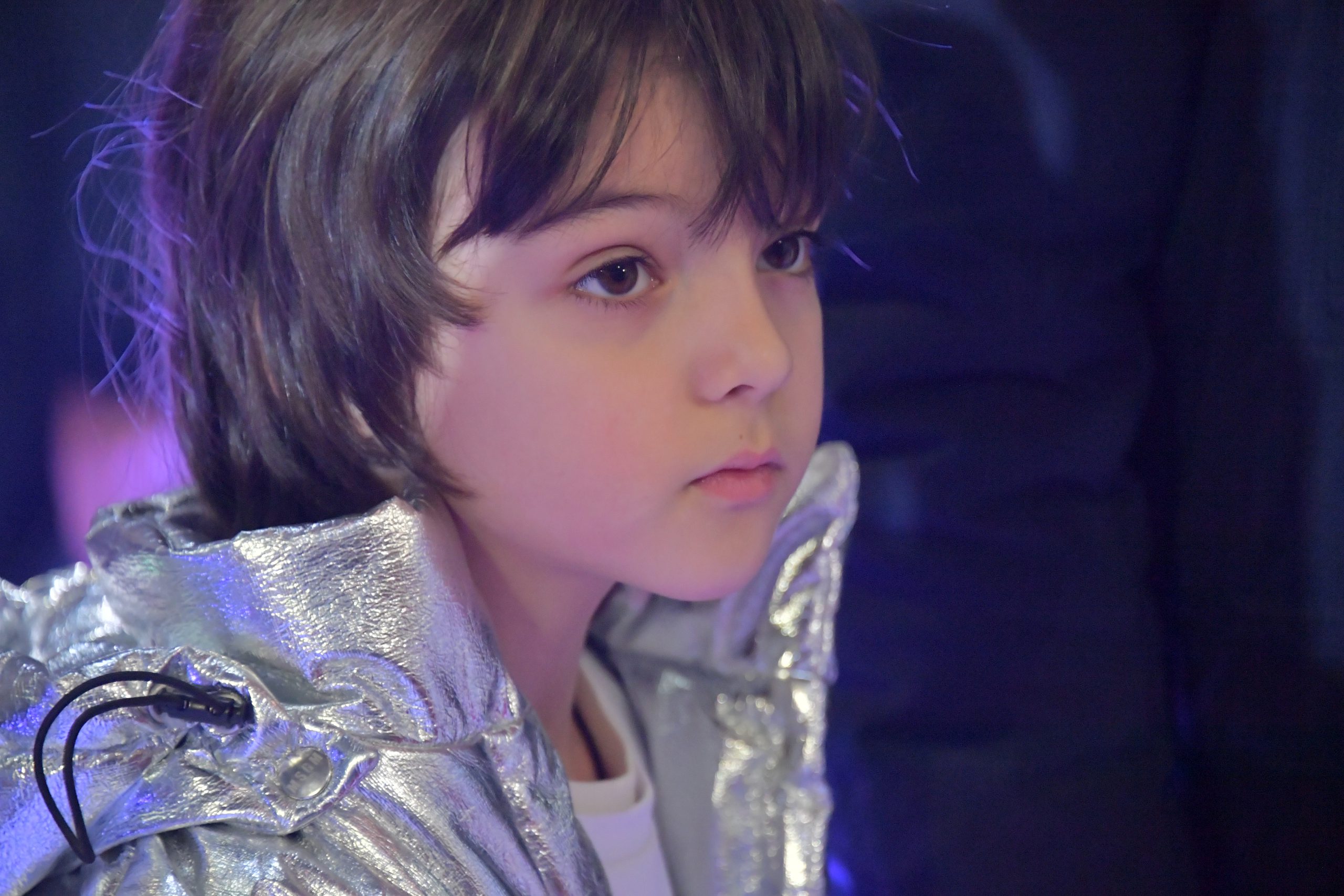 Moscow. The son of singer Philip Kirkorov Martin on ice show `Cinderella` in the `VTB Arena`.