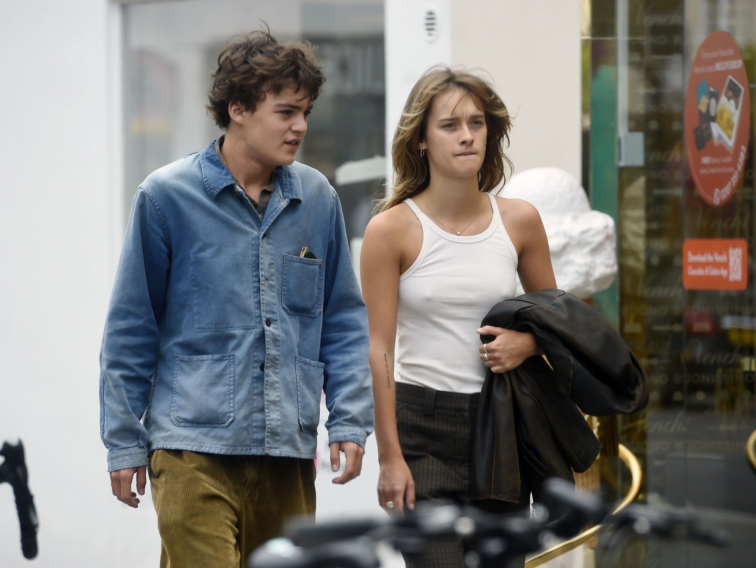BGUK_1972986 - London, UNITED KINGDOM  -      *EXCLUSIVE*  - *WEB MUST CALL FOR PRICING*

The son of the American Actor Johnny Depp, 18-year old Jack Depp dons his denim shirt and spotted taking a leisurely lunchtime stroll through the capital with his French model girlfriend Camille Jansen.

Pictured: Jack Depp - Camille Jansen

BACKGRID UK 4 AUGUST 2020 

UK: +44 208 344 2007 / uksales@backgrid.com

USA: +1 310 798 9111 / usasales@backgrid.com

*UK Clients - Pictures Containing Children
Please Pixelate Face Prior To Publication*
