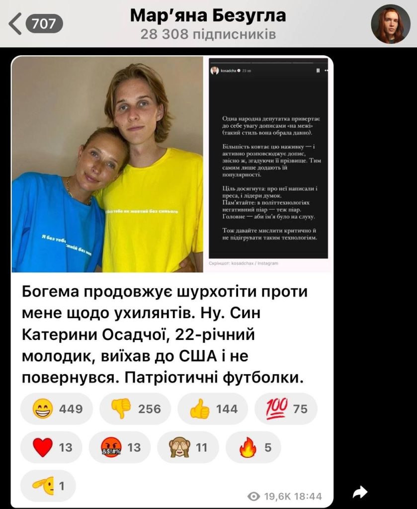 Марьяна Безуглая Муж Дети – биография и личная жизнь
