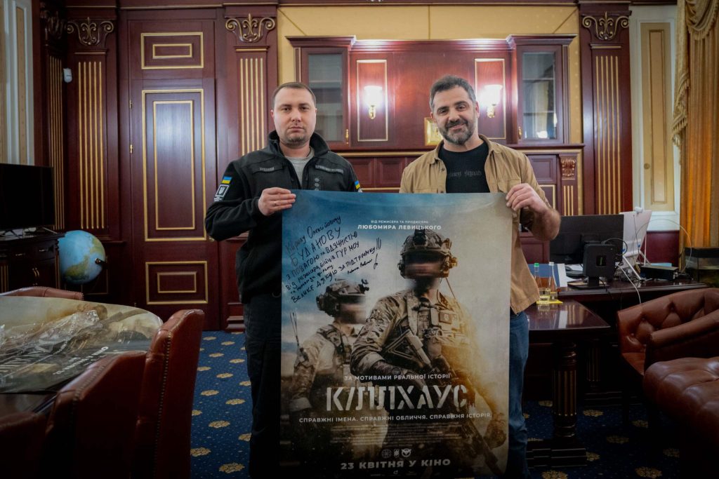 Любомир Левицький зустрівся з Кирилом Будановим та подякував за підтримку ГУР у створенні стрічки «КІЛЛХАУС»