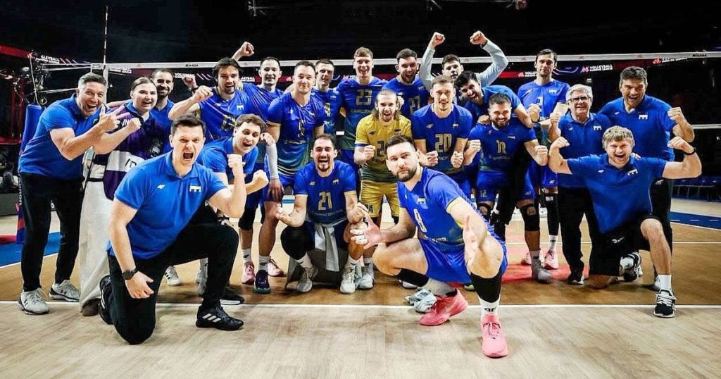 Збірна України з волейболу здобула третю поспіль перемогу в Лізі націй