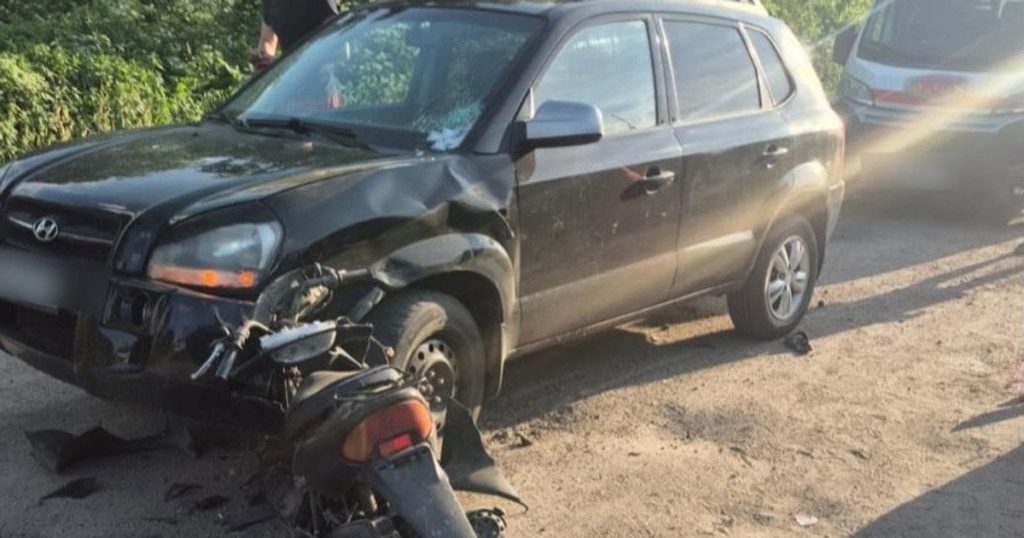 ДТП на Вінниччині: зіткнулися автівка та скутер, загинула дитина