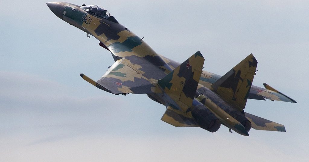 У Третьому армійському корпусі показали уражений російський Су-35 (відео)